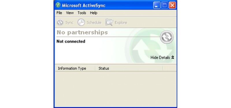 ActiveSync interface