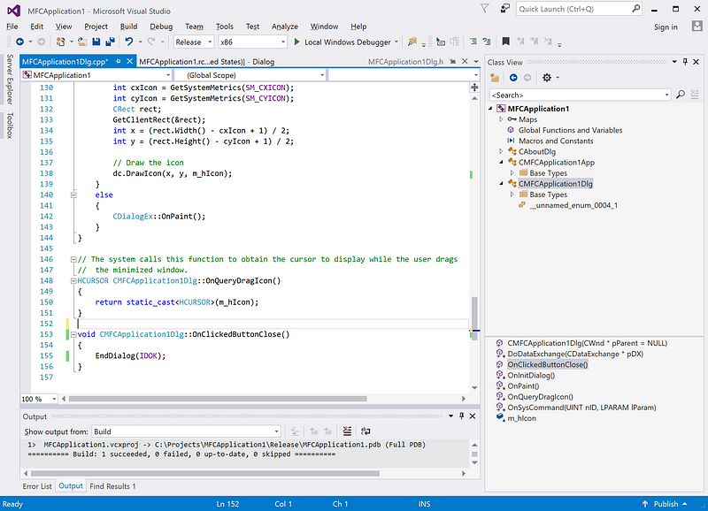 Visual Studio 2015 code editor