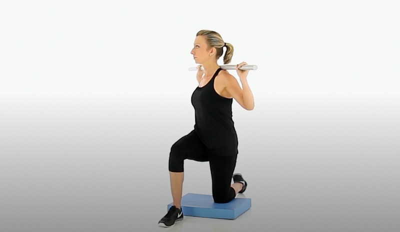 Demonstration of Half-Kneeling Spinal Rotation