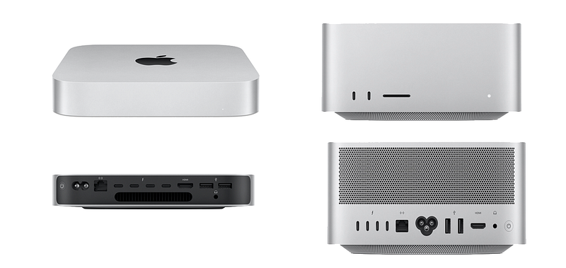 Mac mini vs Mac Studio comparison