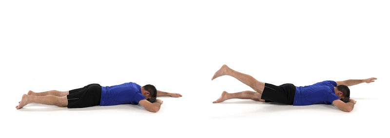 Bird Dog exercise for core and back strength