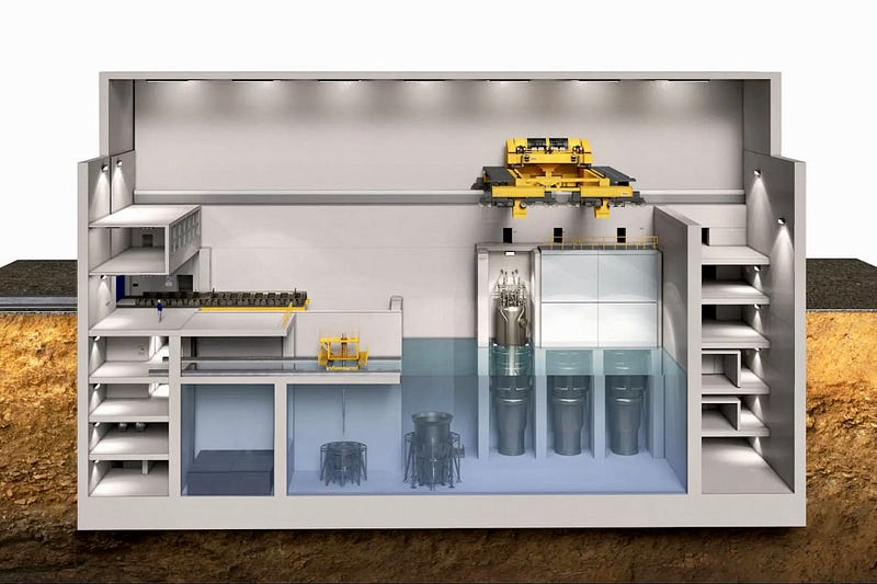 NuScale's SMR containment structure