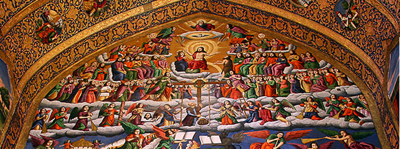 Close-Up of Heaven from Vank Cathedral Fresco