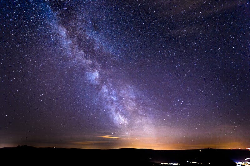 A breathtaking view of the Milky Way Galaxy