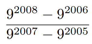 Extracting common factors in a math expression