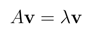 Eigenvalue-eigenvector equation