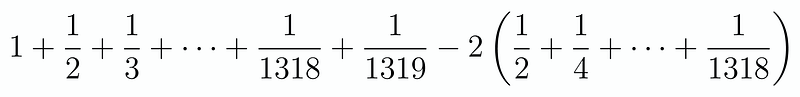 Alternative Expression of the Sum