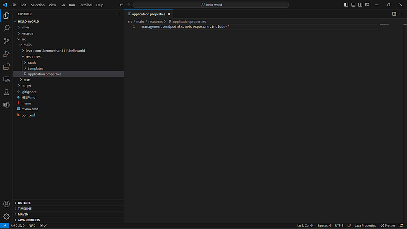 Configuring Actuator endpoints