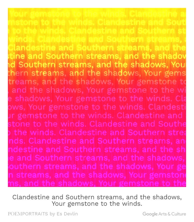 AI-generated poetry image showcasing creativity