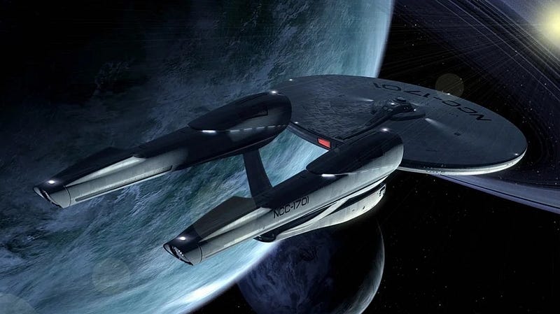 Starship Enterprise from Star Trek