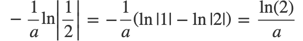 Simplification of the logarithmic expression