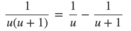 Resulting expression from the roots