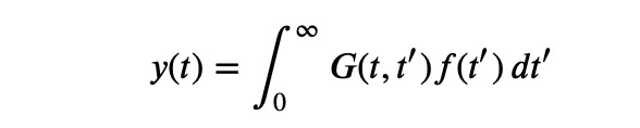 Integral representation of Green's function