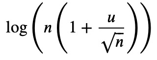 Expanded logarithm output