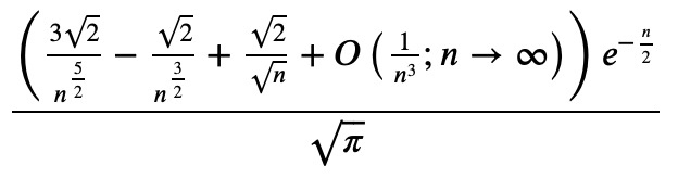 Series expansion of the complementary error function