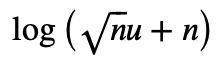 Extracting logarithm from the integral