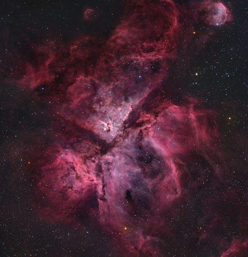 Stunning view of the Carina Nebula