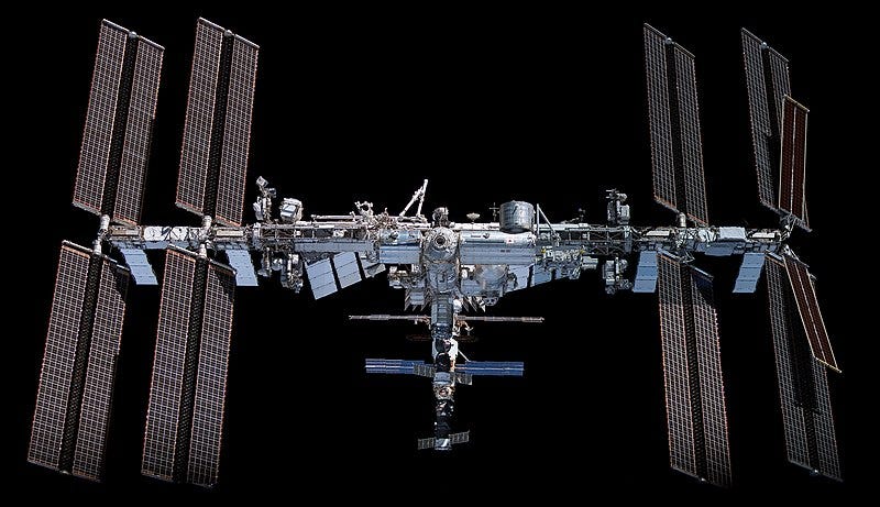 Future archaeological site of the ISS