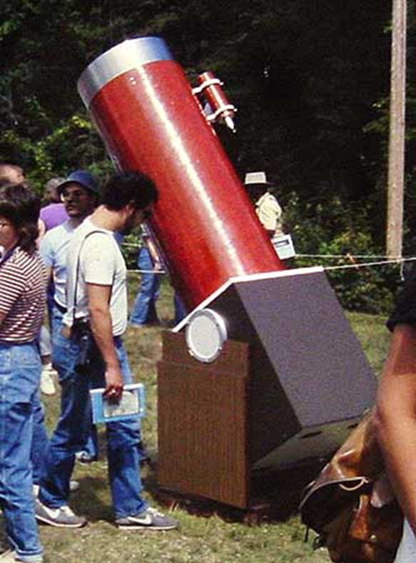 Example of a smaller Dobsonian telescope