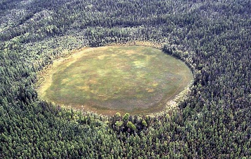 Misidentified site of the Tunguska event