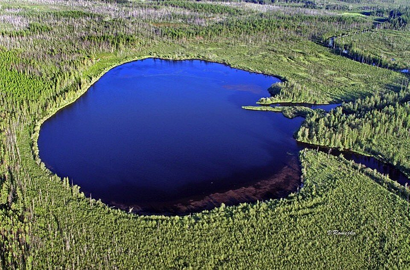 Lake Cheko, once considered a potential impact site