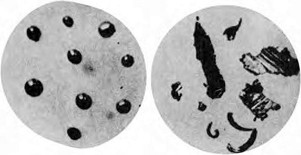 Magnetite spheres found during Kulik's expeditions