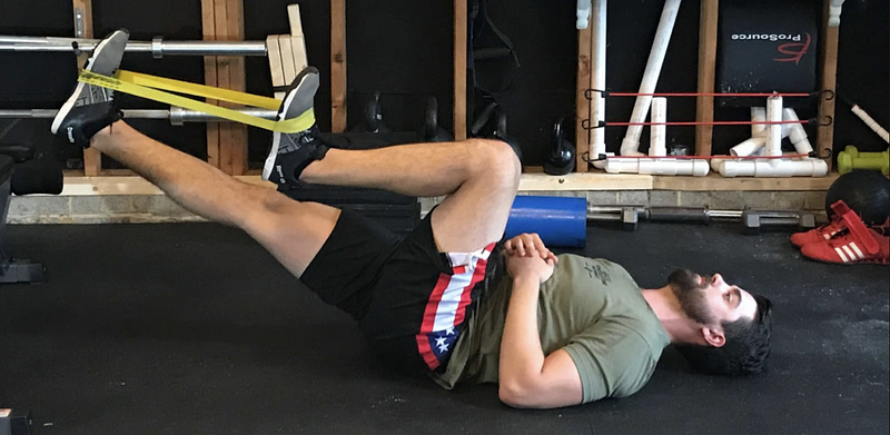 Lying Psoas March Exercise