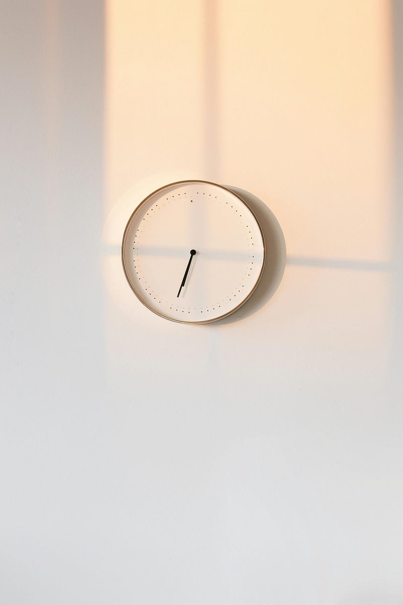 Conceptual representation of time